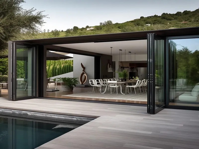 aluminium collapsible door aluminium collapsible door